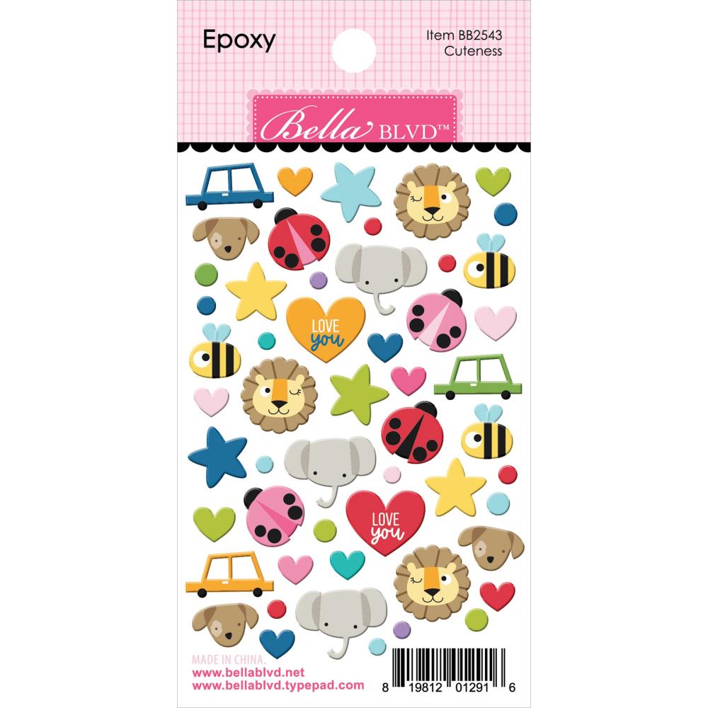 Bella Blvd Tiny Tots 2.0 - Epoxy Stickers Cuteness