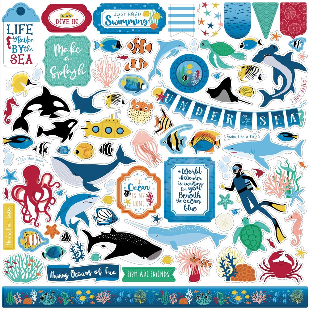 Echo Park Sea Life - Element Stickers