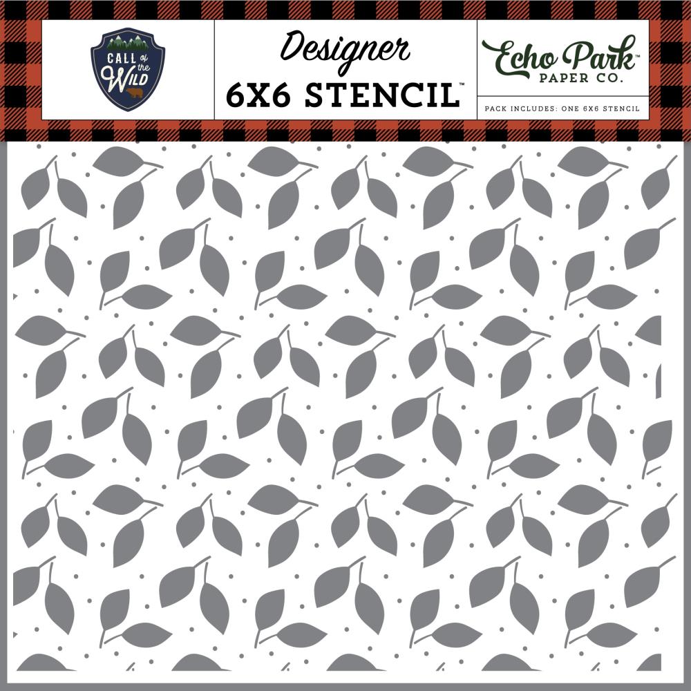 Echo Park Call Of The Wild - Forest Leaves Stencil