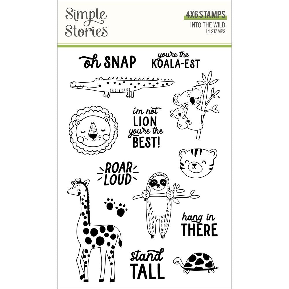 Simple Stories Into The Wild - Clear Stamps