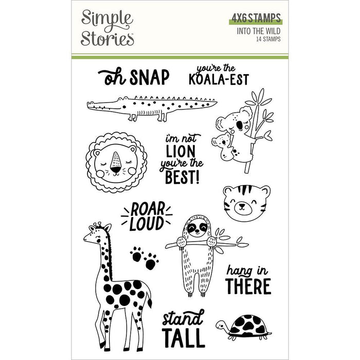 Simple Stories Into The Wild - Clear Stamps