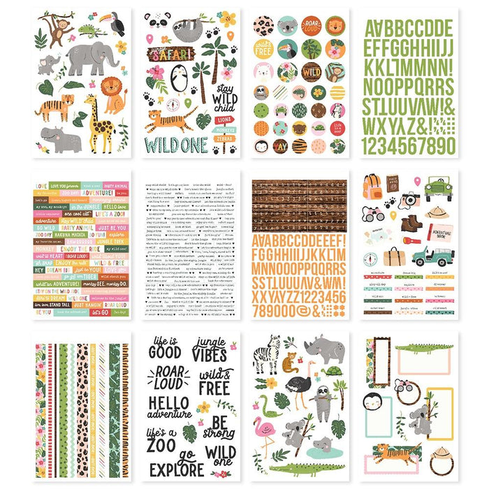 Simple Stories Into The Wild - Sticker Book