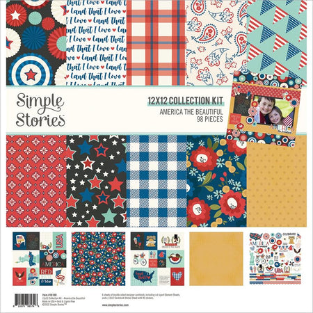 Simple Stories America The Beautiful - 12x12 Collection Kit