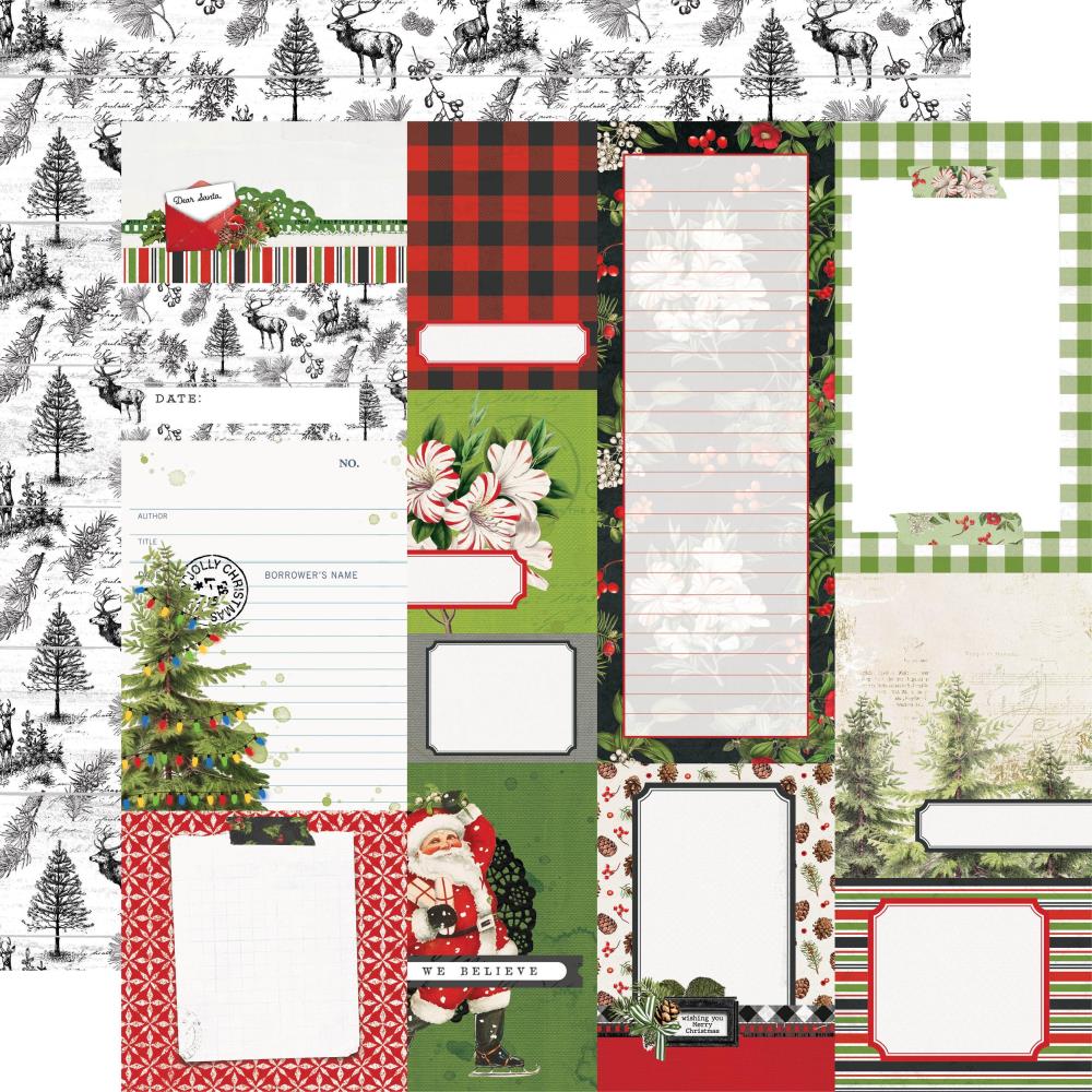 Simple Stories Simple Vintage Christmas Lodge - Journal Elements
