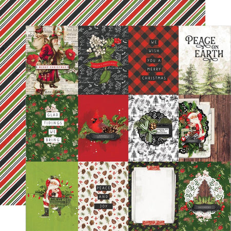Simple Stories Simple Vintage Christmas Lodge - 3x4 Elements