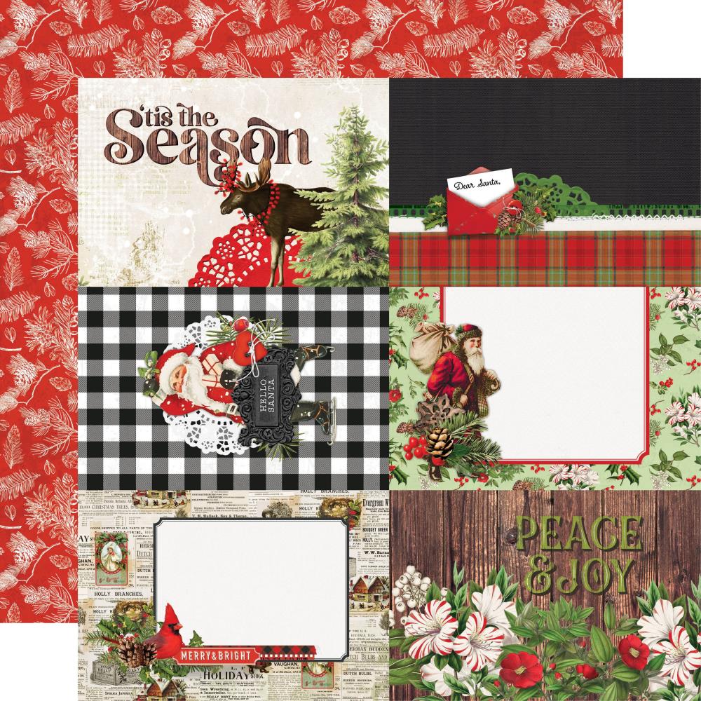 Simple Stories Simple Vintage Christmas Lodge - 4x6 Elements