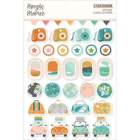 Simple Stories Let's Go! - Sticker Book
