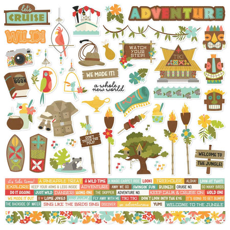 Simple Stories Say Cheese Adventure At The Park - Combo Stickers