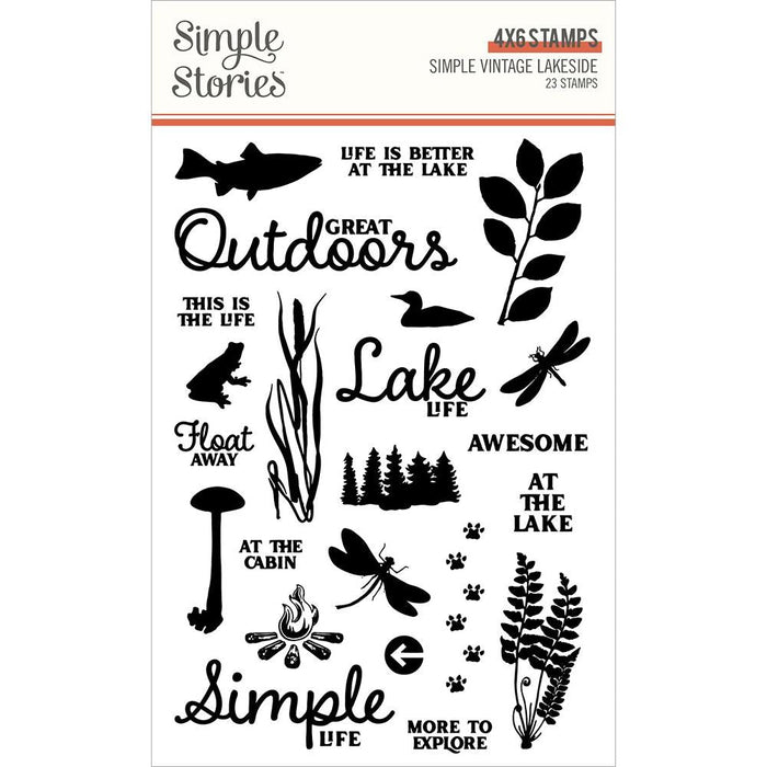 Simple Stories Simple Vintage Lakeside - Clear Stamps