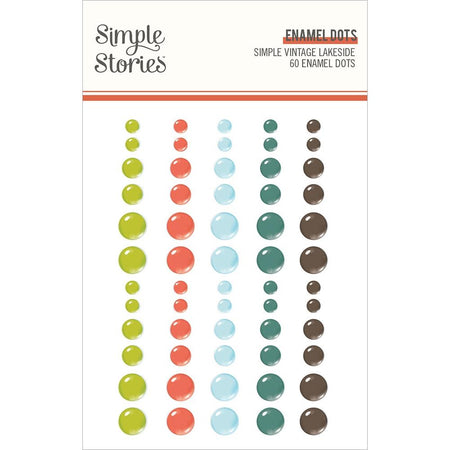 Simple Stories Simple Vintage Lakeside - Enamel Dots