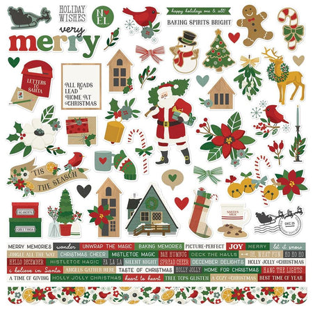 Simple Stories Hearth & Holiday - Combo Stickers