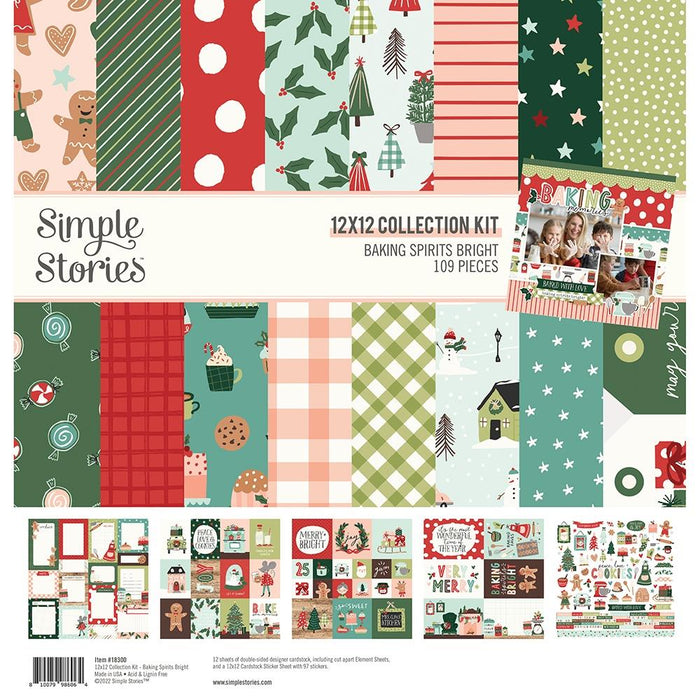 Simple Stories Baking Spirits Bright - 12x12 Collection Kit