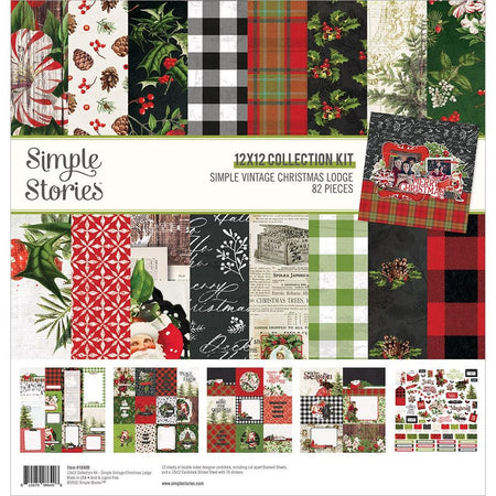 Simple Stories Simple Vintage Christmas Lodge - 12x12 Collection Kit