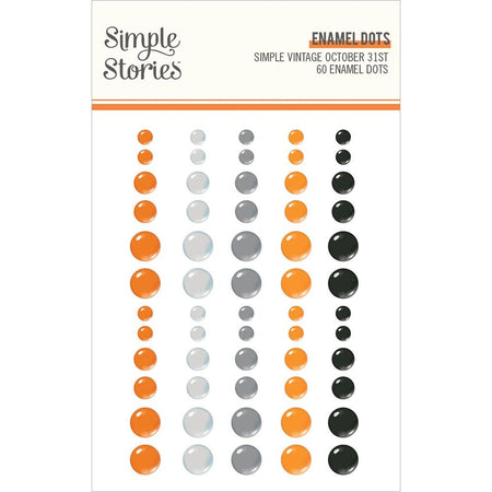 Simple Stories Simple Vintage October 31st - Enamel Dots