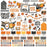 Simple Stories Simple Vintage October 31st - Combo Stickers