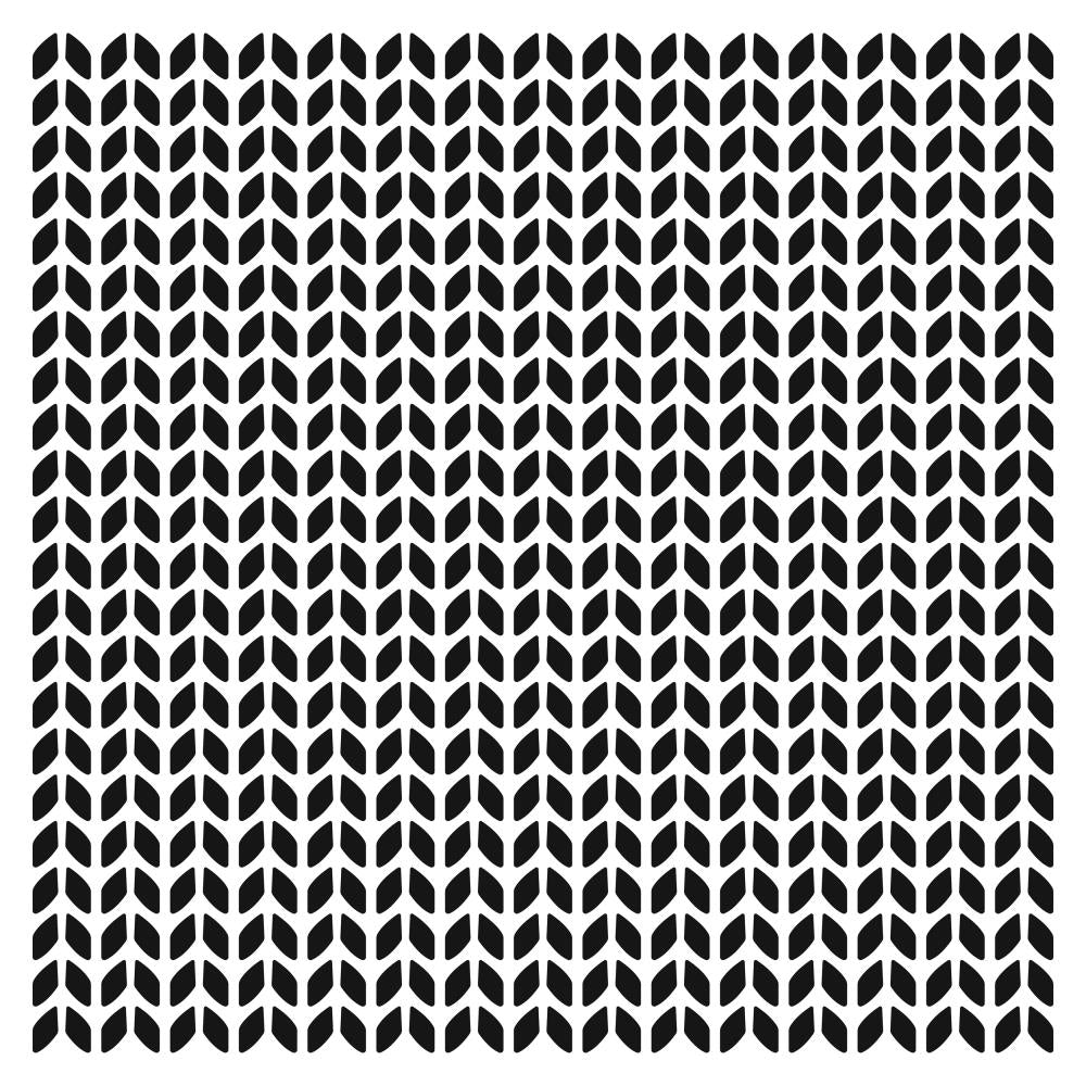 Crafter's Workshop 6x6 Template - Knitted Stitching