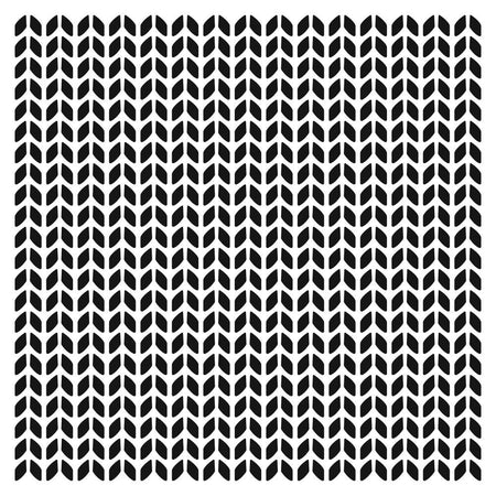 Crafter's Workshop 6x6 Template - Knitted Stitching