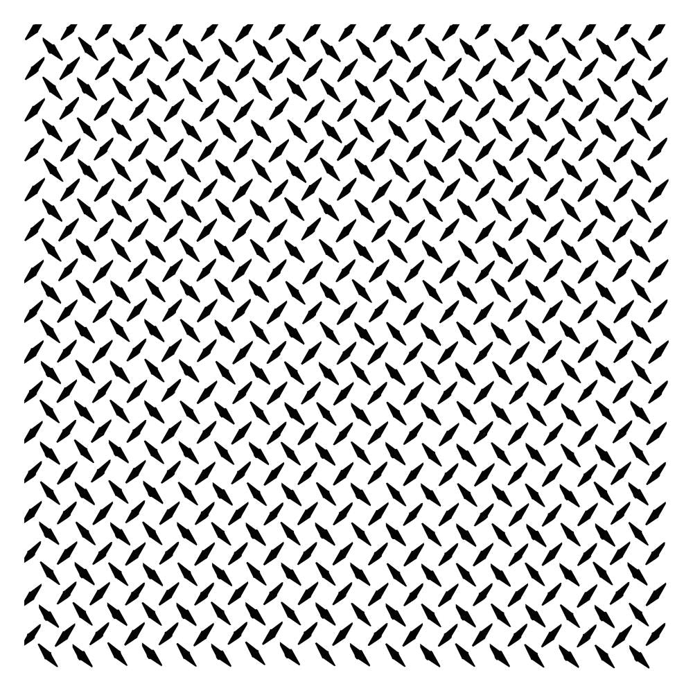 Crafter's Workshop 6x6 Template - Diamond Plate