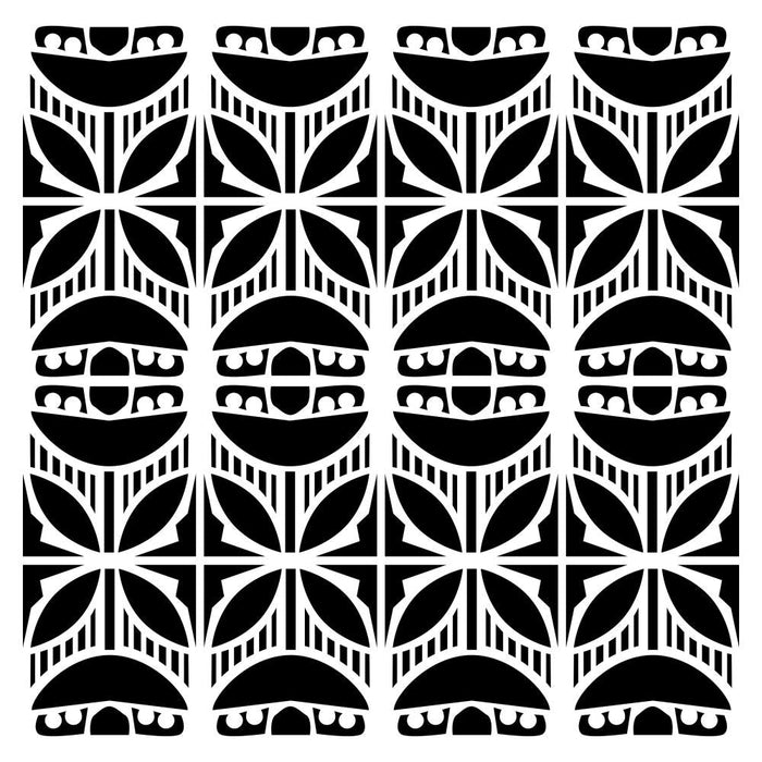 Crafter's Workshop 6x6 Template - Deco Stripes