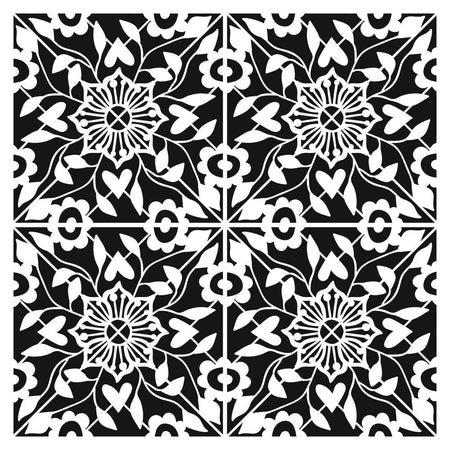 Crafter's Workshop 6x6 Template - Flourish Tile