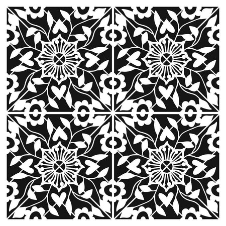 Crafter's Workshop 6x6 Template - Flourish Tile