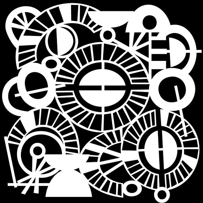 Crafter's Workshop 6x6 Template - Modern Art Circles