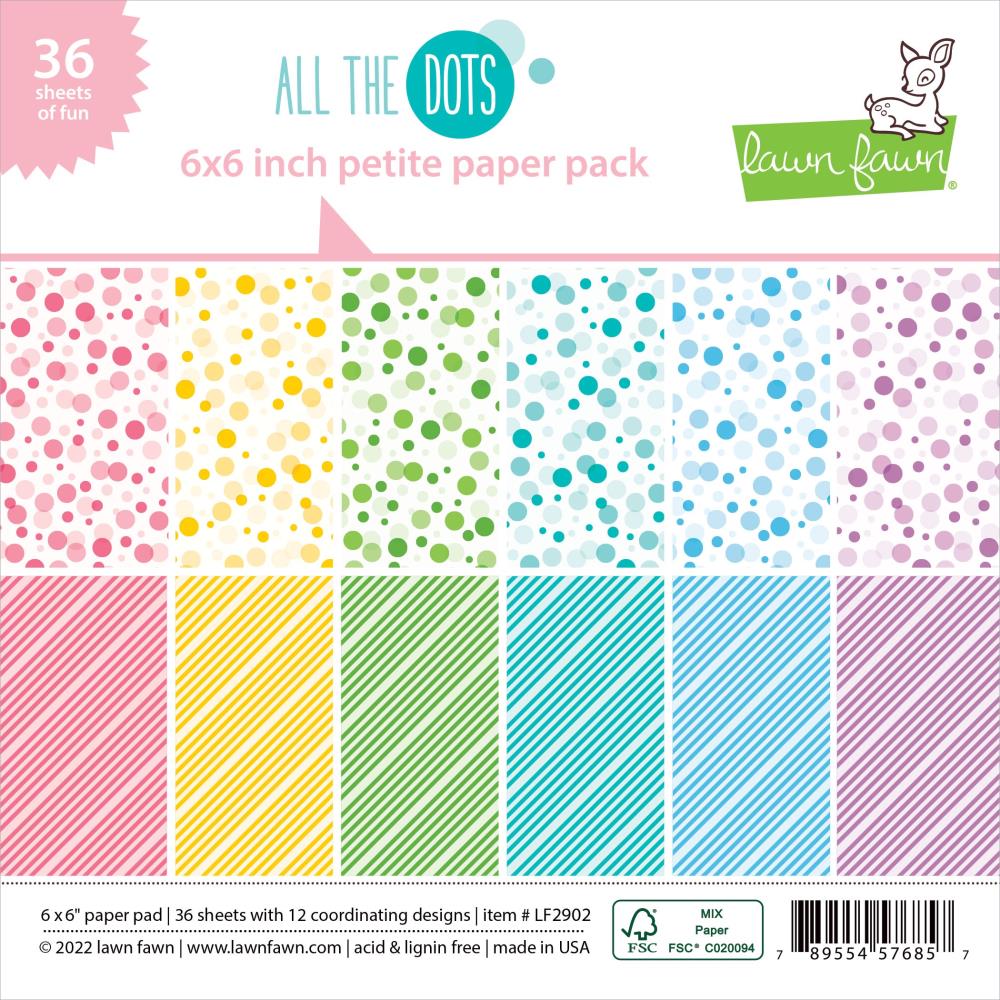 Lawn Fawn All The Dots - 6x6 Paper Pack