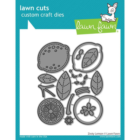 Lawn Fawn Craft Die - Zesty Lemon