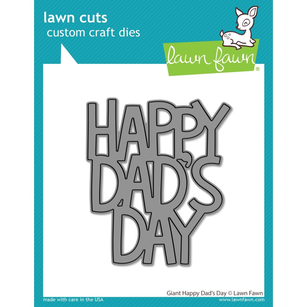 Lawn Fawn Craft Die - Giant Happy Dad's Day