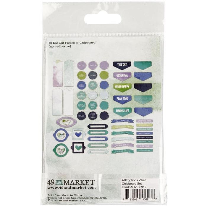49 & Market ARToptions Viken - Chipboard Set