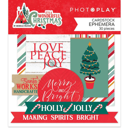Photoplay It's A Wonderful Christmas - Ephemera Die-Cuts