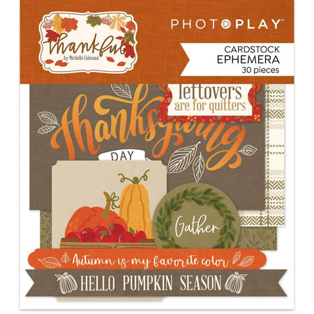 Photoplay Thankful - Ephemera Die-Cuts