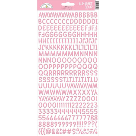 Doodlebug Design Alphabet Soup Puffy Stickers - Cupcake