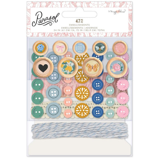 American Crafts Maggie Holmes Parasol - Embellishment Mix