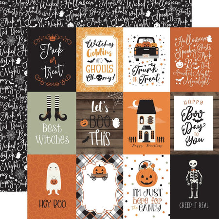 Echo Park Spooky - 3x4 Journaling Cards
