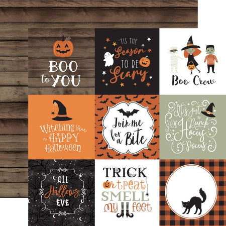 Echo Park Spooky - 4x4 Journaling Cards