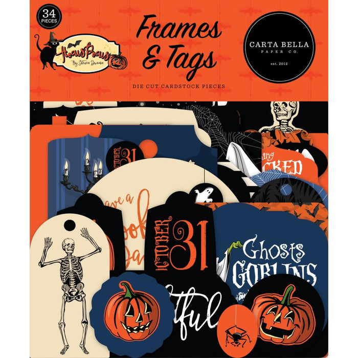 Carta Bella Hocus Pocus - Ephemera Frames & Tags