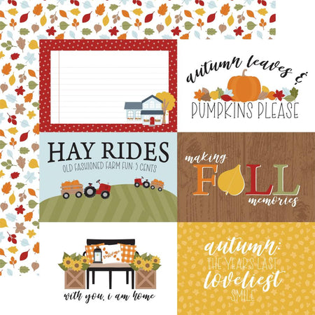 Echo Park Fall Fever - 6x4 Journaling Cards
