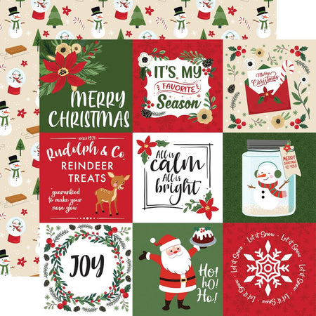 Echo Park The Magic Of Christmas - 4x4 Journaling Cards