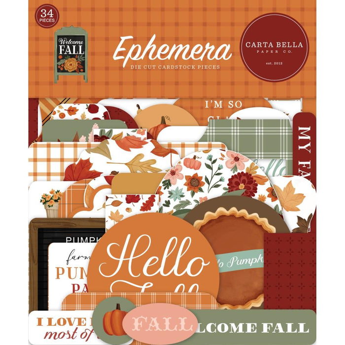 Carta Bella Welcome Fall - Ephemera Icons