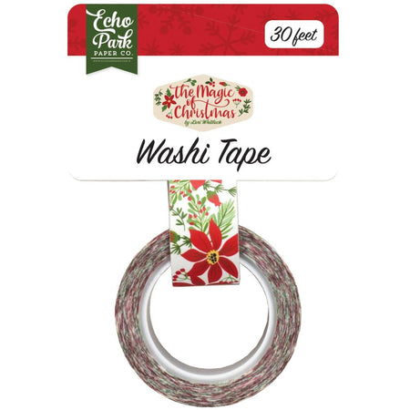 Echo Park The Magic Of Christmas - Christmas Floral Bunch Washi Tape