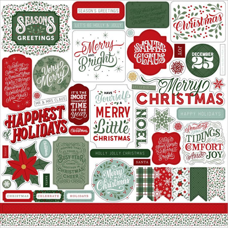 Echo Park Christmas Salutations No. 2 - Element Stickers