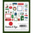 Carta Bella White Christmas - Ephemera Frames & Tags