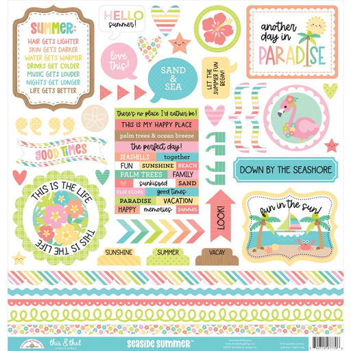 Doodlebug Design Seaside Summer - This & That Stickers