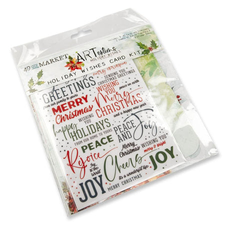 49 & Market ARToptions Holiday Wishes - Card Kit
