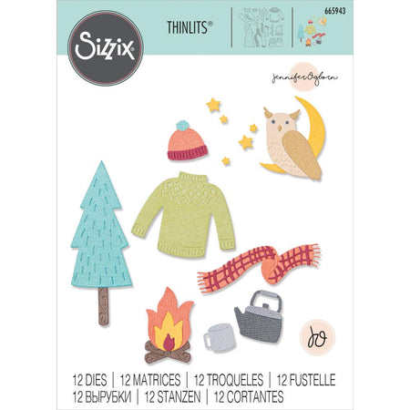 Sizzix Thinlits Die - Cozy Woodland