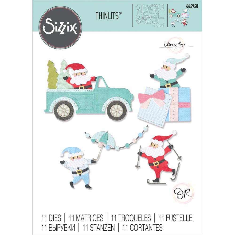 Sizzix Thinlits Die - Santa Activities