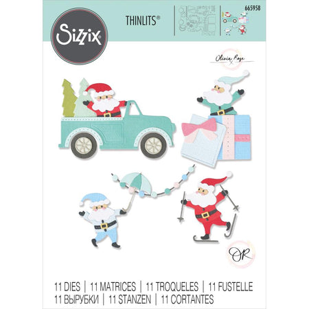 Sizzix Thinlits Die - Santa Activities