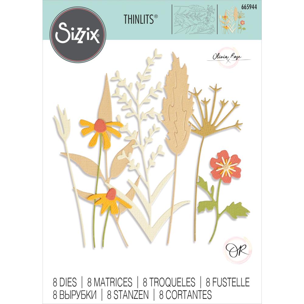 Sizzix Thinlits Die - Delicate Autumn Stems