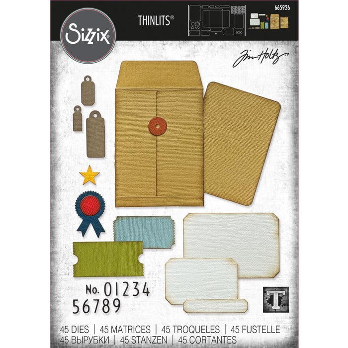 Sizzix Tim Holtz Alterations Thinlits Die Set - Collector